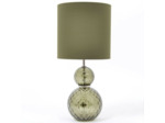 Lampe Alysée 2 boules vert fumé 25x25x53cm