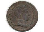 ESPAGNE 1 CENTIMO 1906 SLV ALFONSO XIII SUP- (W726)