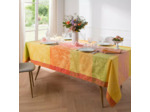 Nappe enduite sur mesure MILLE ESPRIT JARDIN CHATOYANT Garnier-Thiebaut
