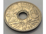FRANCE 25 CENTIMES LINDAUER 1922 SUP (G380)