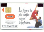 TELECARTE NSB 50 UNITES 05/91 BOUYGUES LES FIGURES LES PLUS SIMPLES EN58