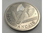 FRANCE 2 FRANCS BAZOR ALUMINIUM 1943 SUP (G536)