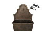 Grande fontaine murale marron 100x38x131cm