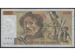 FRANCE 100 FRANCS DELACROIX 1990 SERIE N.157 TTB
