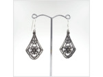 Boucles d'oreilles en argent massif