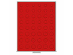 BOX MONNAIES STANDARD POUR 6 SERIES EURO COURANTES 2506 ROUGE