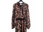 Robe marron Livia