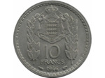 MONACO 10 FRANCS 1946 TTB