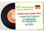 45 Tours LES COMPAGNONS DE LA CHANSON "L'ENFANT AU CYMBALES"