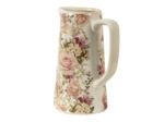 Pichet céramique Élégance Florale 20x13x25cm