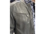 G0101843 Blouson homme cuir gris