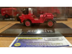 JEEP WILLYS S.D.I DU VAR COGOLIN POMPIERS 1/43 ème SOLIDO