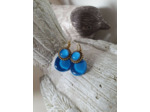 BOUCLES D'OREILLES DORMEUSES Bleu électrique