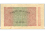 ALLEMAGNE 20000 MARK 20-02-1923 SERIE F-XB TB+