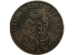 LOUIS XV (1715-1774) DOUBLE SOL (2 SOUS) 1761 A (Paris) TB