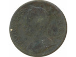 GRANDE BRETAGNE 1/2 PENNY GEORGES II 1750 TB+