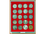 MEDAILLIER MONNAIE PLATEAU ROUGE 20 Cases 47 X 47 mm