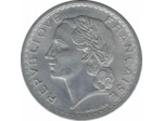 FRANCE 5 FRANCS LAVRILLIER Aluminium 1945 B TTB+ N2