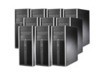 Lot de 10 x Tour HP - Windows 7 - Double Coeur 4GB 500GB - PC Tour Bureautique Ordinateur