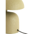 Lampe à poser design champignon vert olive 34x21x30cm