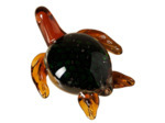 Ornement Tortue verte  verre 13x16x7cm
