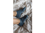 Socquettes MINI - 80% mohair - Bleu écume