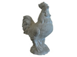 Statuette coq ciment 13x07x18cm