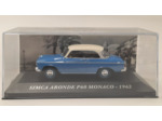 SIMCA ARONDE P60 MONACO 1962 1/43 BOITE D'ORIGINE