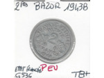 FRANCE 2 FRANCS BAZOR 1943 B TB+