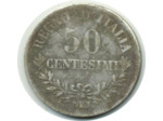 ITALIE 50 CENTESIMI 1863 NBN VITTORIO EMANUELE II TB+ (W14.2) N2