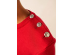 Pull marin uni Marée 100% laine Mérinos SAICT JAMES