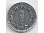 FRANCE 1 CENTIME INOX 1965 AVERS ECRITURE GRASSE SUP