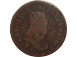 LOUIS XIV (1643-1715) LIARD DE FRANCE 1657 R (Nîmes) TB-