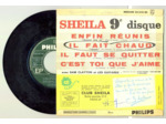 45 Tours SHEILA "C'EST TOI QUE J'AIME" / "IL FAIT CHAUD"
