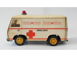 PEUGEOT J7 AMBULANCE A FRICTION JOUSTRA EN TOLE ET PLASTIQUE SANS BOITE