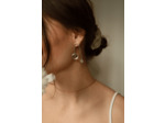 Boucles d'oreilles "Bulle florale"