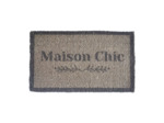 Paillasson maison chic marron coco 73x43x73cm