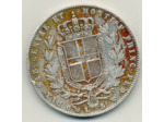ITALIE SARDAIGNE 5 LIRE 1847 P CARLO ALBERTO TTB-