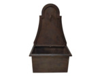 Fontaine murale marron 83x46x71cm
