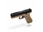 Pistolet airsoft Glock 18C Raven EU7 GBB gaz blowback Tan/Noir