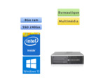 HP 8000 Elite SFF - Windows 10 - 2.7Ghz 8Go 240Go SSD - Port Serie - PC Tour Bureautique Ordinateur