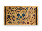 Tête de mort Mexicaine - Plateau en bois et résine époxy