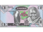 ZAMBIE 1 KWACHA 1986 SERIE 61A NEUF W23b