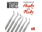 Outils de sculpture courbes 6 pcs