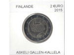 FINLANDE 2015 2 EURO COMMEMORATIVE ASKELI GALLEN KALLELA