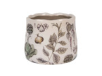 Pot de fleurs légume céramique 14x14x12cm
