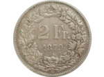 SUISSE 2 FRANCS 1879 B TB+ N1