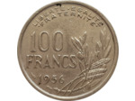 FRANCE 100 FRANCS COCHET 1956 TTB (G897)