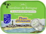 SARDINES HUILE OLIVE 135G Phare d Eckmühl