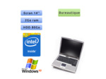 PC portable Dell Windows XP 32bits - Port Série COM RS232 Port - Dual Core 2GB 80GB 14" - Ordinateur